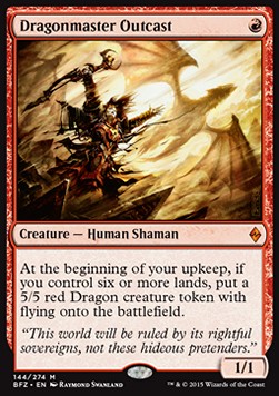 Dragonmaster Outcast⁣ - Battle for Zendikar⁣ (Mythic)⁣ [144]