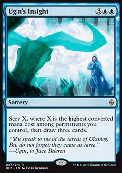 Ugin's Insight⁣ - Battle for Zendikar⁣ (Rare)⁣ [87]