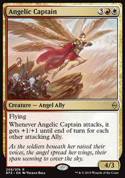 Angelic Captain⁣ - Battle for Zendikar⁣ (Rare)⁣ [208]