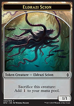 Eldrazi Scion Token (Colorless 1/1) (V.2)⁣ - Battle for Zendikar⁣ (Token)⁣ [T3]