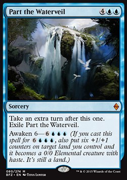 Part the Waterveil⁣ - Battle for Zendikar⁣ (Mythic)⁣ [80]