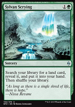 Sylvan Scrying⁣ - Battle for Zendikar⁣ (Uncommon)⁣ [192]
