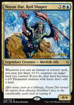 Noyan Dar, Roil Shaper⁣ - Battle for Zendikar: Promos⁣ (Rare)⁣ [216]