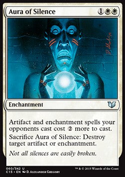 Aura of Silence⁣ - Commander 2015⁣ (Uncommon)⁣ [60]
