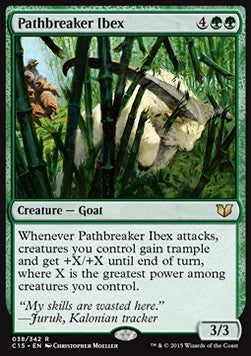 Pathbreaker Ibex⁣ - Commander 2015⁣ (Rare)⁣ [38]