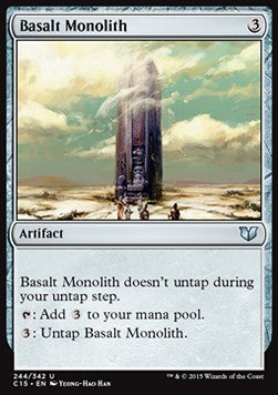Basalt Monolith⁣ - Commander 2015⁣ (Uncommon)⁣ [244]