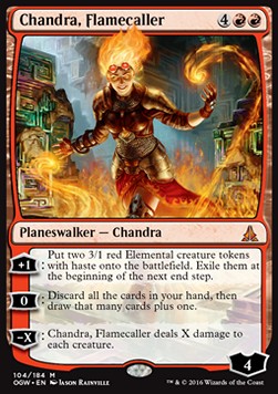 Chandra, Flamecaller⁣ - Oath of the Gatewatch⁣ (Mythic)⁣ [104]
