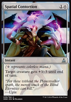 Spatial Contortion⁣ - Oath of the Gatewatch⁣ (Uncommon)⁣ [8]