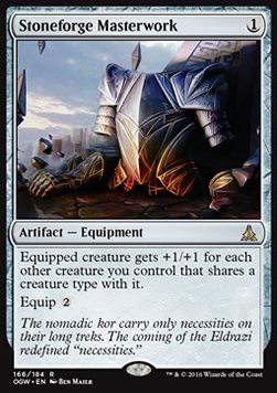 Stoneforge Masterwork⁣ - Oath of the Gatewatch⁣ (Rare)⁣ [166]