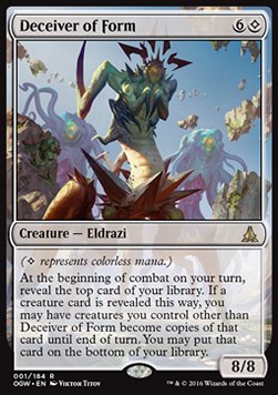 Deceiver of Form⁣ - Oath of the Gatewatch⁣ (Rare)⁣ [1]