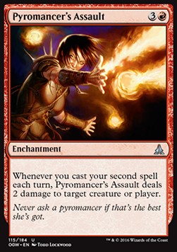 Pyromancer's Assault⁣ - Oath of the Gatewatch⁣ (Uncommon)⁣ [115]