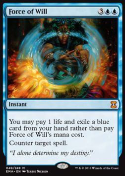Force of Will⁣ - Eternal Masters⁣ (Mythic)⁣ [49]