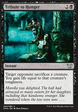 Tribute to Hunger - Duel Decks: Blessed vs. Cursed (Uncommon) [DDQ-65]