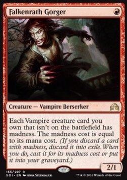 Falkenrath Gorger⁣ - Shadows over Innistrad⁣ (Rare)⁣ [155]