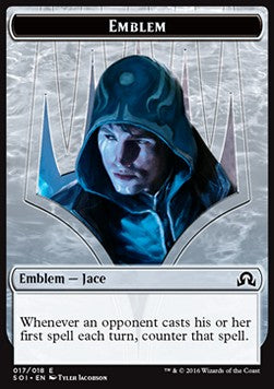 Jace, Unraveler of Secrets Emblem⁣ - Shadows over Innistrad⁣ (Token)⁣ [T17]