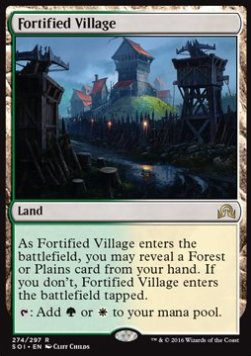 Fortified Village⁣ - Shadows over Innistrad⁣ (Rare)⁣ [274]