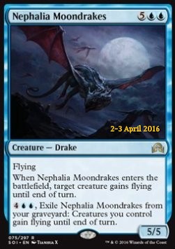 Nephalia Moondrakes (V.1)⁣ - Shadows over Innistrad: Promos⁣ (Rare)⁣ [75]