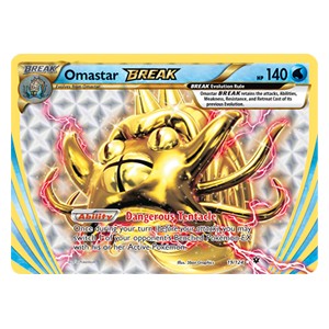 Omastar BREAK⁣ - Fates Collide⁣ (Holo Rare)⁣ [19]