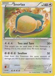 Snorlax⁣ - Fates Collide⁣ (Rare)⁣ [77]