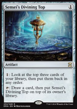 Sensei's Divining Top⁣ - Eternal Masters⁣ (Rare)⁣ [232]