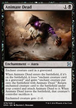 Animate Dead⁣ - Eternal Masters⁣ (Uncommon)⁣ [78]