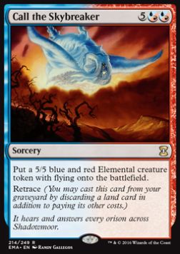 Call the Skybreaker⁣ - Eternal Masters⁣ (Rare)⁣ [214]