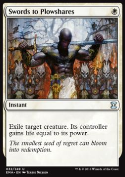 Swords to Plowshares⁣ - Eternal Masters⁣ (Uncommon)⁣ [32]