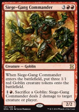 Siege-Gang Commander⁣ - Eternal Masters⁣ (Rare)⁣ [147]