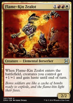Flame-Kin Zealot⁣ - Eternal Masters⁣ (Uncommon)⁣ [201]