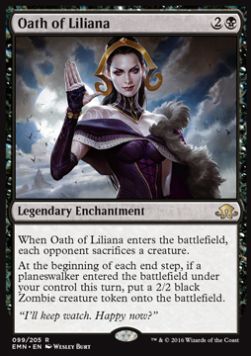 Oath of Liliana⁣ - Eldritch Moon⁣ (Rare)⁣ [99]