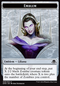 Liliana, the Last Hope Emblem⁣ - Eldritch Moon⁣ (Token)⁣ [T9]