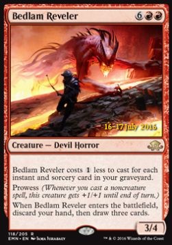 Bedlam Reveler⁣ - Eldritch Moon: Promos⁣ (Rare)⁣ [118]