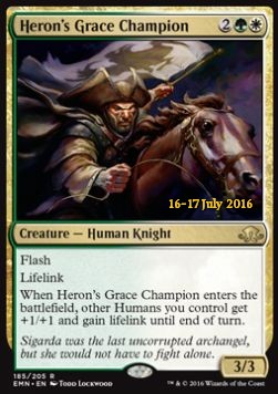 Heron's Grace Champion⁣ - Eldritch Moon: Promos⁣ (Rare)⁣ [185]