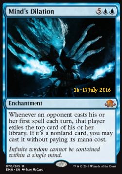Mind's Dilation⁣ - Eldritch Moon: Promos⁣ (Mythic)⁣ [70]