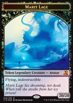 Marit Lage Token (Black 20/20)⁣ - From the Vault: Lore⁣ (Mythic)⁣ [16]