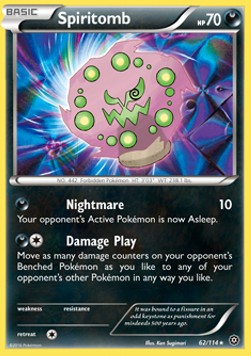 Spiritomb⁣ - Steam Siege⁣ (Rare)⁣ [62]