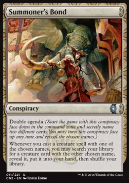 Summoner's Bond⁣ - Conspiracy: Take the Crown⁣ (Uncommon)⁣ [11]