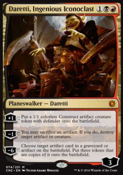 Daretti, Ingenious Iconoclast⁣ - Conspiracy: Take the Crown⁣ (Mythic)⁣ [74]