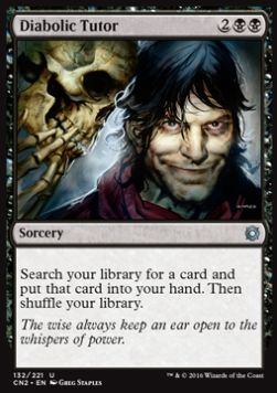 Diabolic Tutor⁣ - Conspiracy: Take the Crown⁣ (Uncommon)⁣ [132]