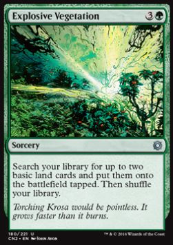 Explosive Vegetation⁣ - Conspiracy: Take the Crown⁣ (Uncommon)⁣ [180]