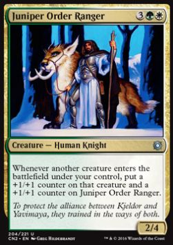 Juniper Order Ranger⁣ - Conspiracy: Take the Crown⁣ (Uncommon)⁣ [204]
