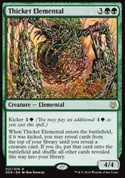 Thicket Elemental⁣ - Duel Decks: Nissa vs. Ob Nixilis⁣ (Rare)⁣ [21]