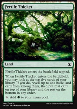 Fertile Thicket⁣ - Duel Decks: Nissa vs. Ob Nixilis⁣ (Common)⁣ [27]