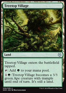 Treetop Village⁣ - Duel Decks: Nissa vs. Ob Nixilis⁣ (Uncommon)⁣ [30]