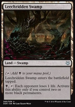 Leechridden Swamp⁣ - Duel Decks: Nissa vs. Ob Nixilis⁣ (Uncommon)⁣ [65]