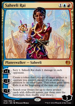 Saheeli Rai⁣ - Kaladesh⁣ (Mythic)⁣ [186]