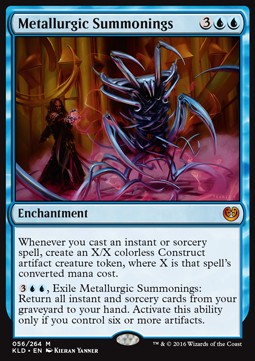 Metallurgic Summonings⁣ - Kaladesh⁣ (Mythic)⁣ [56]