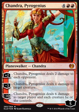 Chandra, Pyrogenius⁣ - Kaladesh⁣ (Mythic)⁣ [265]