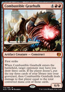 Combustible Gearhulk⁣ - Kaladesh⁣ (Mythic)⁣ [112]