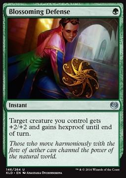 Blossoming Defense⁣ - Kaladesh⁣ (Uncommon)⁣ [146]